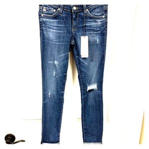 NEW Adriano Goldschmied AG The Stilt Roll-Up Jean